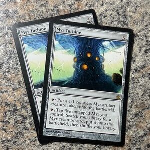 MTG Magic the Gathering Myr Turbine x2